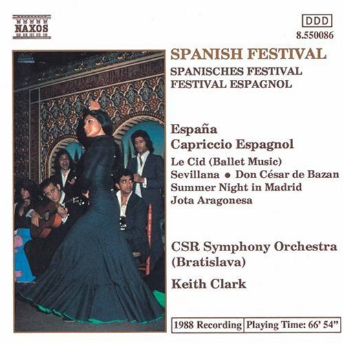 the album cover for Slovak Radio Symphony Orchestra - Spanish Festival