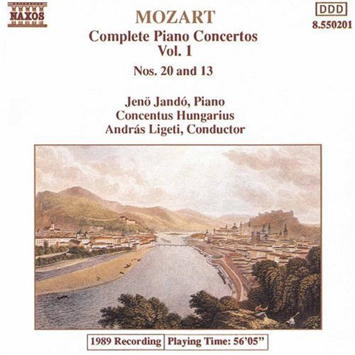 the album cover for Jenő Jandó - Piano Concerti 13 & 20