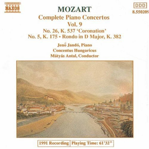 the album cover for Jenő Jandó - Piano Cti 5 & 26