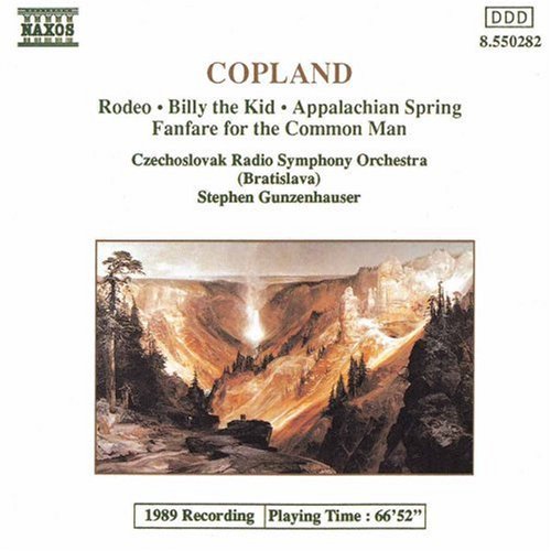the album cover for Stephen Gunzenhauser - Rodeo / Billy the Kid / Appalachian Spring