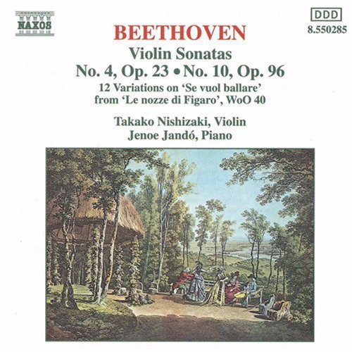 the album cover for Jenő Jandó - Violin Sonatas 23 & 96 / Mozart Variations