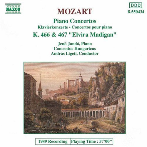the album cover for Jenő Jandó - Piano Concerti 20 & 21