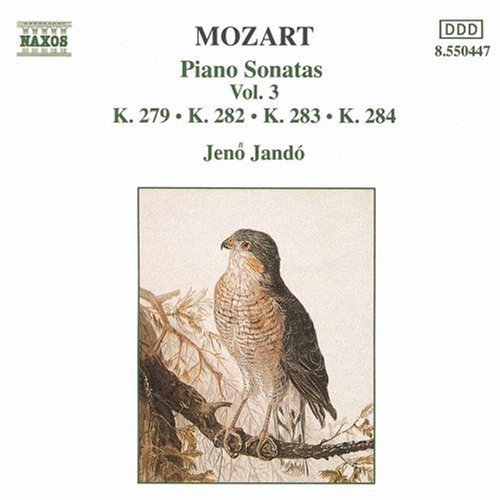 the album cover for Jenő Jandó - Piano Sonatas 279, 282-284