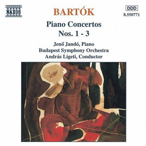 the album cover for Jenő Jandó - Piano Concerti 1-3