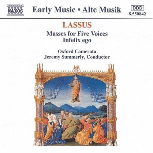 the album cover for Jeremy Summerly - Mass for 5 Voices / Infelix Ego