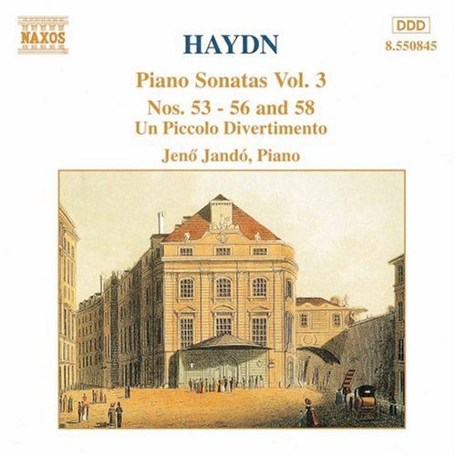 the album cover for Jenő Jandó - Piano Sonatas 3