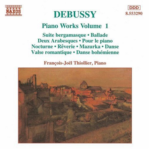 the album cover for François-Joël Thiollier - Piano Works 1