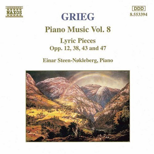 the album cover for Einar Steen-Nokleberg - Piano Music 8 / Lyric Pieces
