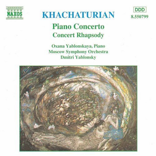the album cover for Oxana Yablonskaya - Piano Concerto / Concert Rhapsody