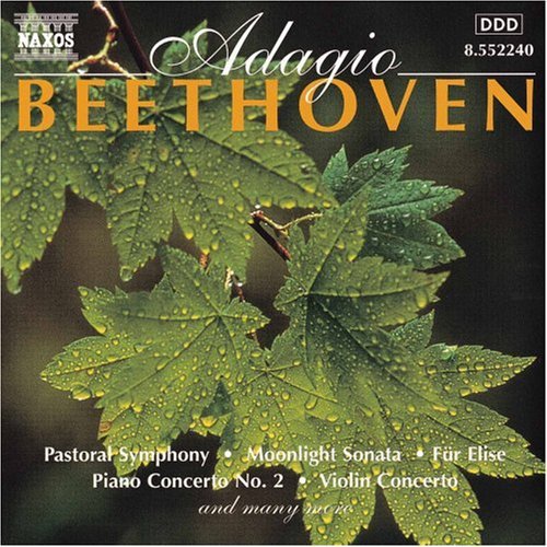 the album cover for Various Artists - Adagio Beethoven