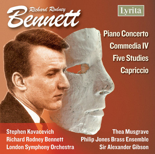the album cover for Bennett / Kovacevich / London Sym Orch / Gibson - Piano Concerto & Other Works