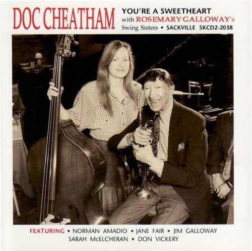 the album cover for Doc Cheatham & Swing Sisters - You're a Sweetheart