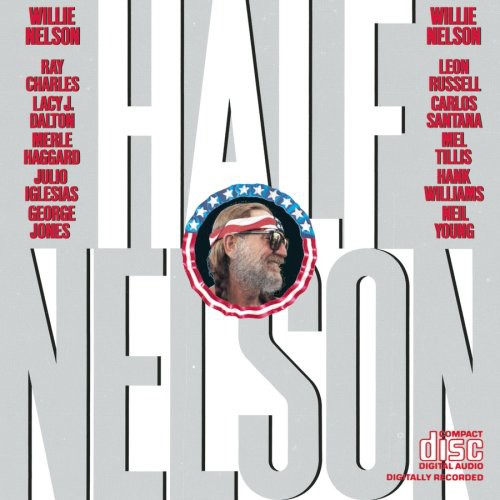 the album cover for Willie Nelson - Half Nelson