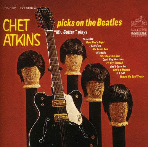 the album cover for Chet Atkins - Picks on the Beatles