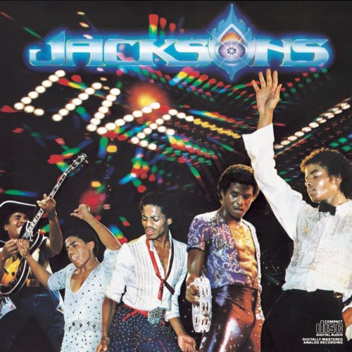 the album cover for The Jacksons - Live