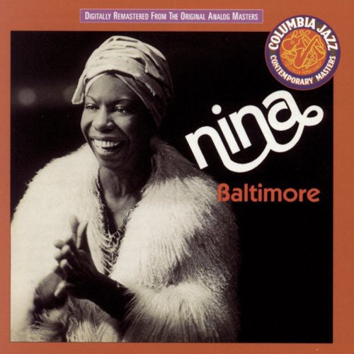 the album cover for Nina Simone - Baltimore