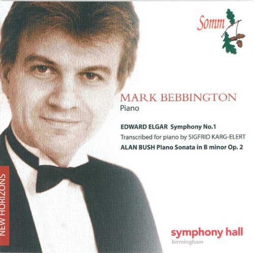 the album cover for Mark Bebbington - Elgar Symphony 1