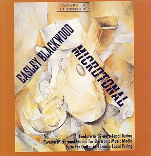 the album cover for Easley Blackwood - Microtonal Compositions
