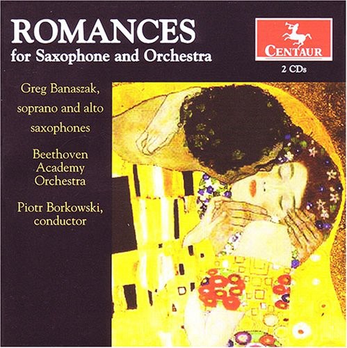 the album cover for Bruzdowicz/Morgan/Kilar - Romances for Saxophone & Orchestra