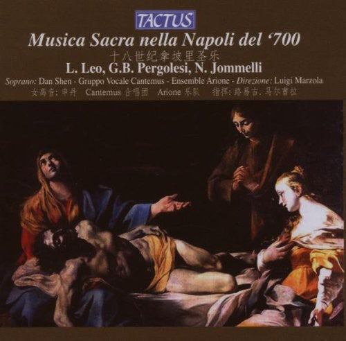 the album cover for Luigi Marzola - 18th Century Sacred Music in Naples