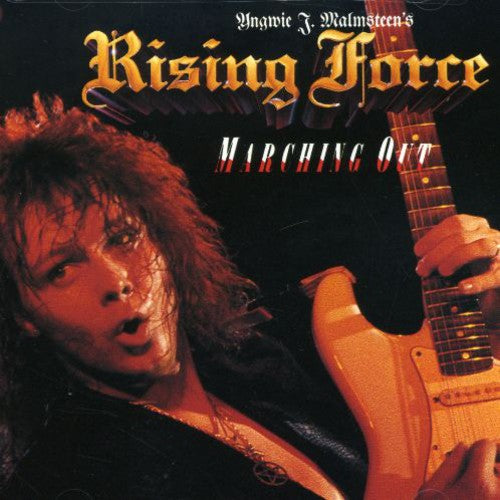 the album cover for Yngwie Malmsteen - Marching Out