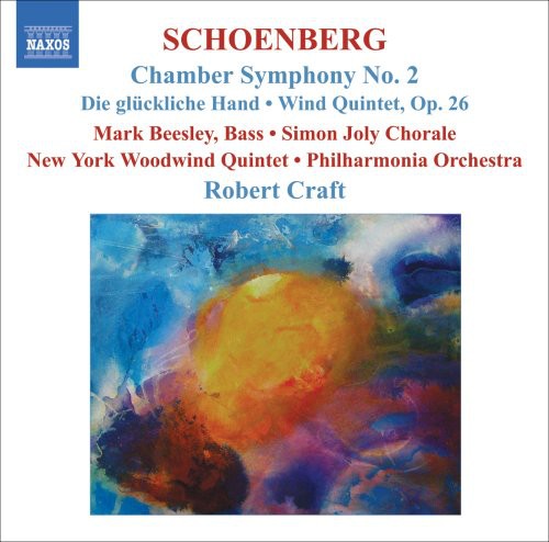 the album cover for Robert Craft - Chamber Symphony No. 2 / Die Gluchlike Hand