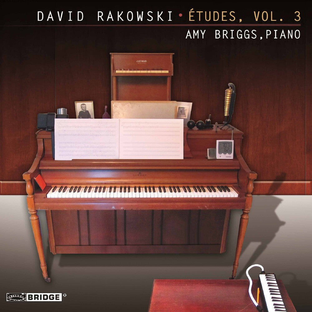 the album cover for Amy Briggs - Etudes for Piano