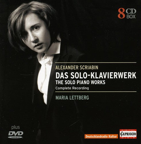 the album cover for Maria Lettberg - Solo Piano Works (Complete Recording)
