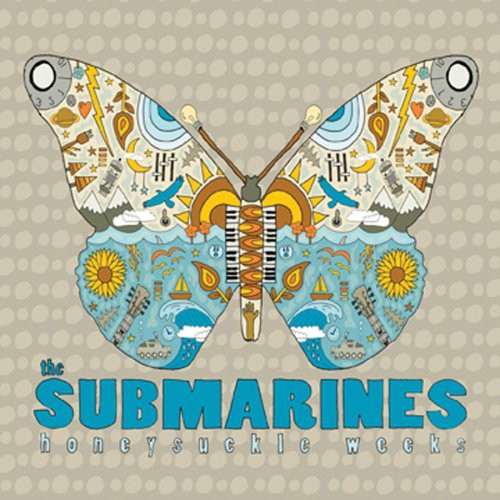 the album cover for Submarines - Honeysuckle Weeks