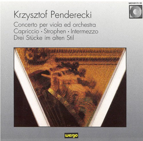 the album cover for Penderecki - Krzysztof Penderecki