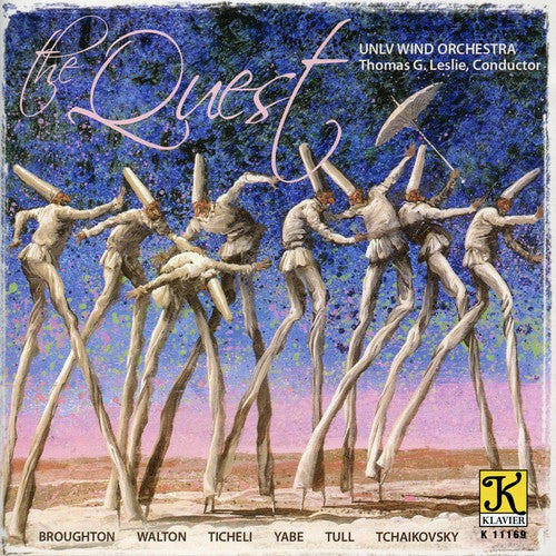 the album cover for UNLV Wind Orchestra - Quest