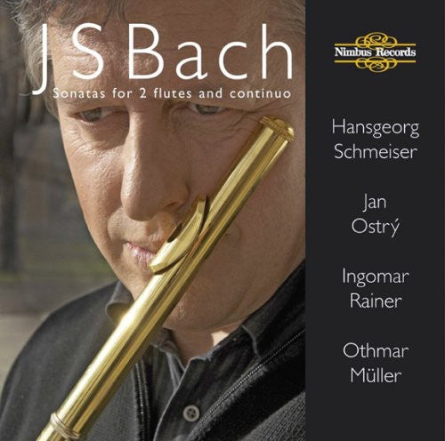 the album cover for J.S. Bach - Sonatas for 2 Flutes & Continuo