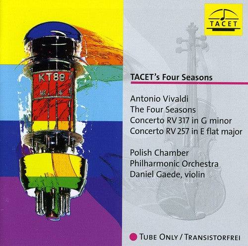 the album cover for Vivaldi / Gaede / Polish Chamber Philharmonic Orch - Tacet's Four Seasons