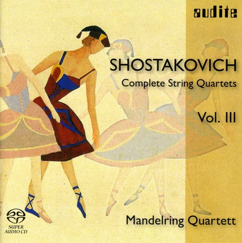 the album cover for Shostakovich / Maderling Quartett - Complete Strings Quartets 3