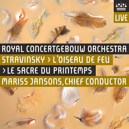 the album cover for Stravinsky / Cgb / Jansons - Rite of Spring Firebird