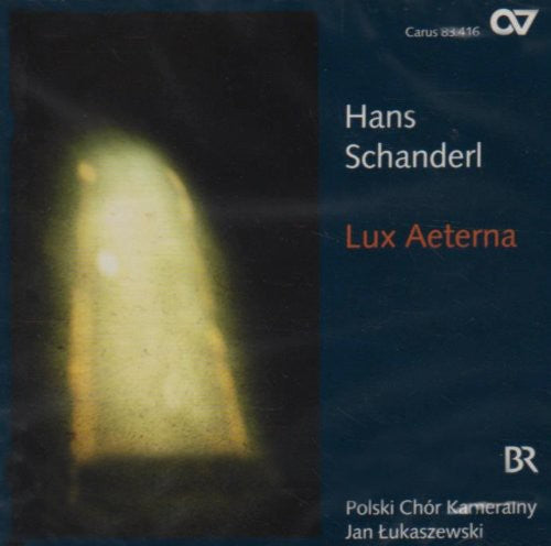 the album cover for Hans Schanderl - Lux Aeterna