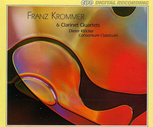 the album cover for Dieter Klöcker - Clarinet Quartets