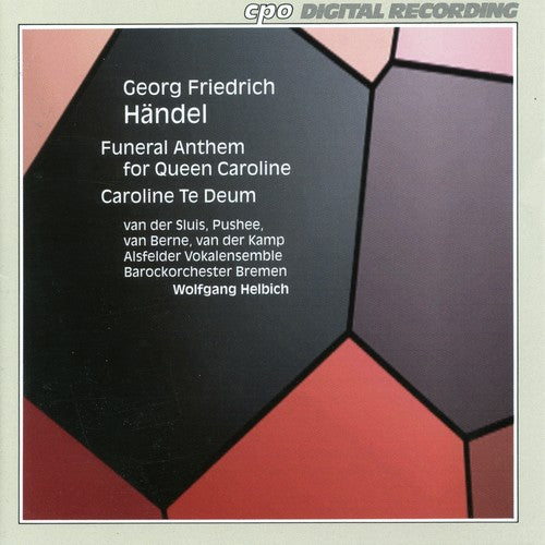 the album cover for Bremen Baroque Orchestra - Anthem for Queen Caroline
