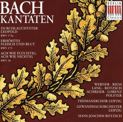 the album cover for J.S. Bach - Cantatas