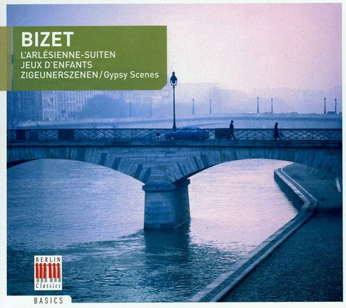 the album cover for G. Bizet - Suites 1 & 2 / Gypsy Scenes / Children's Games