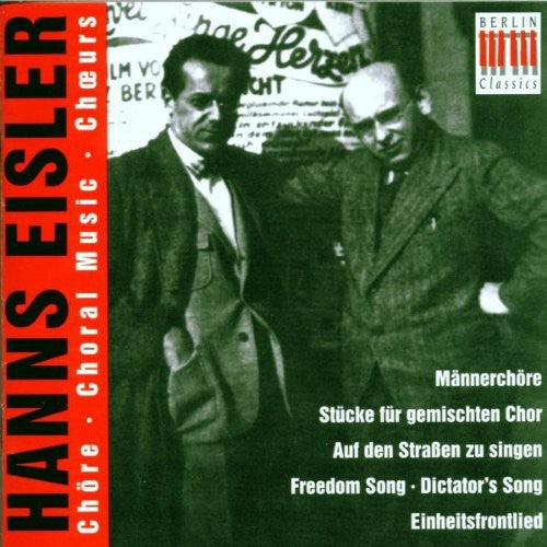 the album cover for H. EISLER - Choral Music
