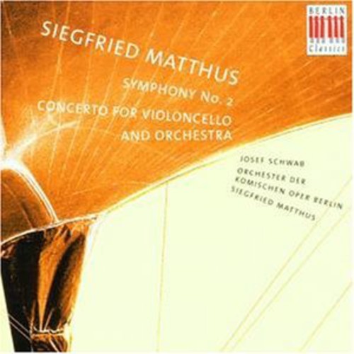 the album cover for Matthus/Hind - Symphony No 2