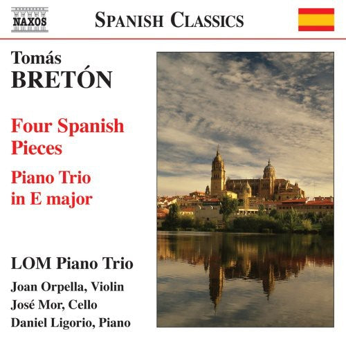 the album cover for T. BRETON - Four Spanish Pieces / Piano Trio in E Major