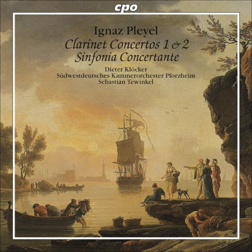 the album cover for Dieter Klöcker - Clarinet Concertos 1 & 2 Sinfonia Concertante