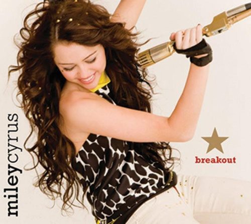the album cover for Miley Cyrus - Breakout (Uk)