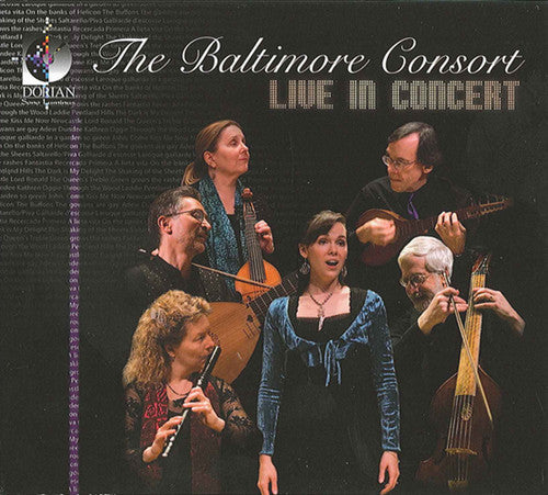 the album cover for Baltimore Consort - Live in Concert