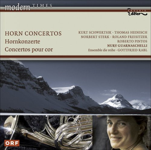 the album cover for Nury Guarnaschelli - Horn Concertos