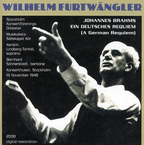 the album cover for J. BRAHMS - Furtwangler Condcuts Brahms Requiem