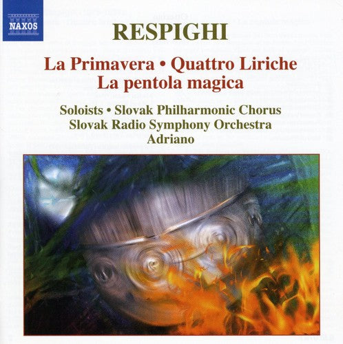 the album cover for Adriano - La Primavera / Quattro Liriche / la Pentola Magica