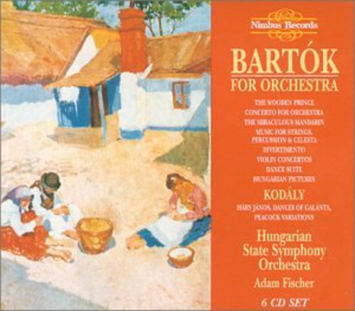 the album cover for Hungarian State So/Fisher - Works for Orchestra